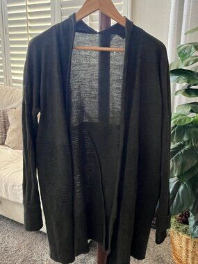 Olive Green Lululemon Cardigan